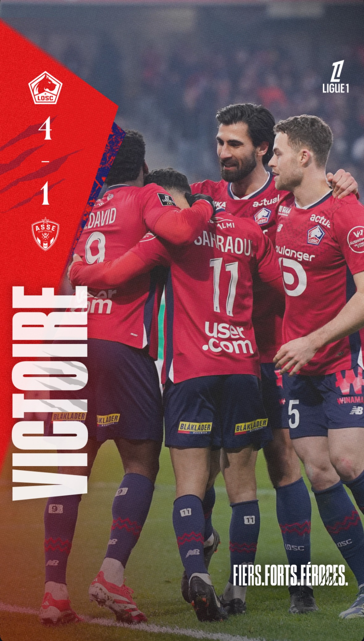 里尔主场击败圣埃蒂安，延续领先优势的简单介绍